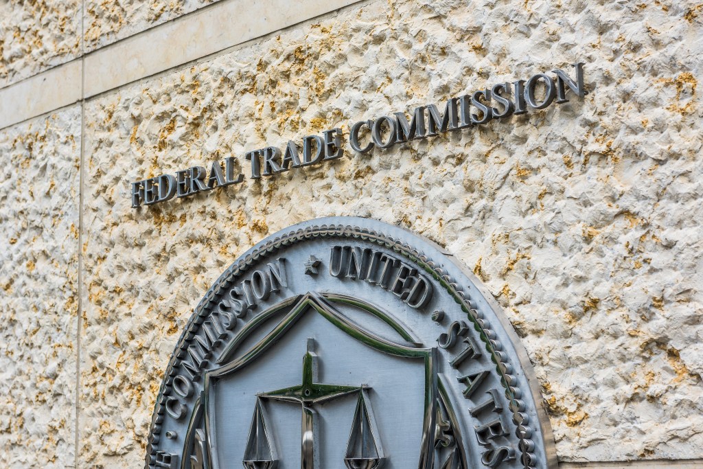 FTC sign on wall at HQ