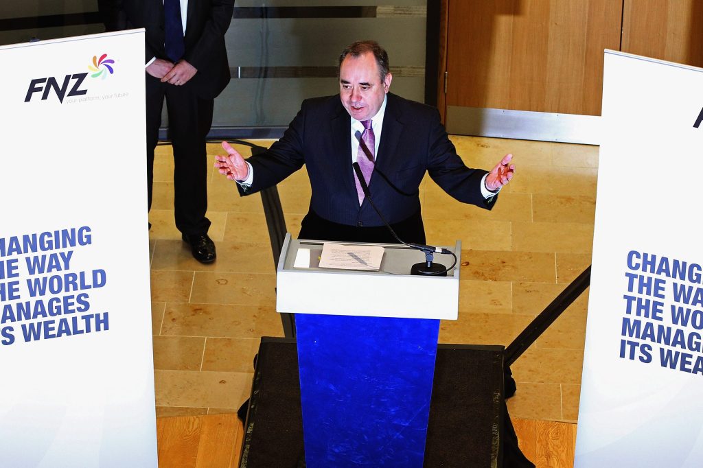 lex Salmond opens the UK HQ of FNZ