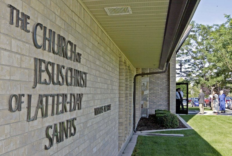 The outside of the Church of Jesus Christ of Latter-Day Saints in Utah.