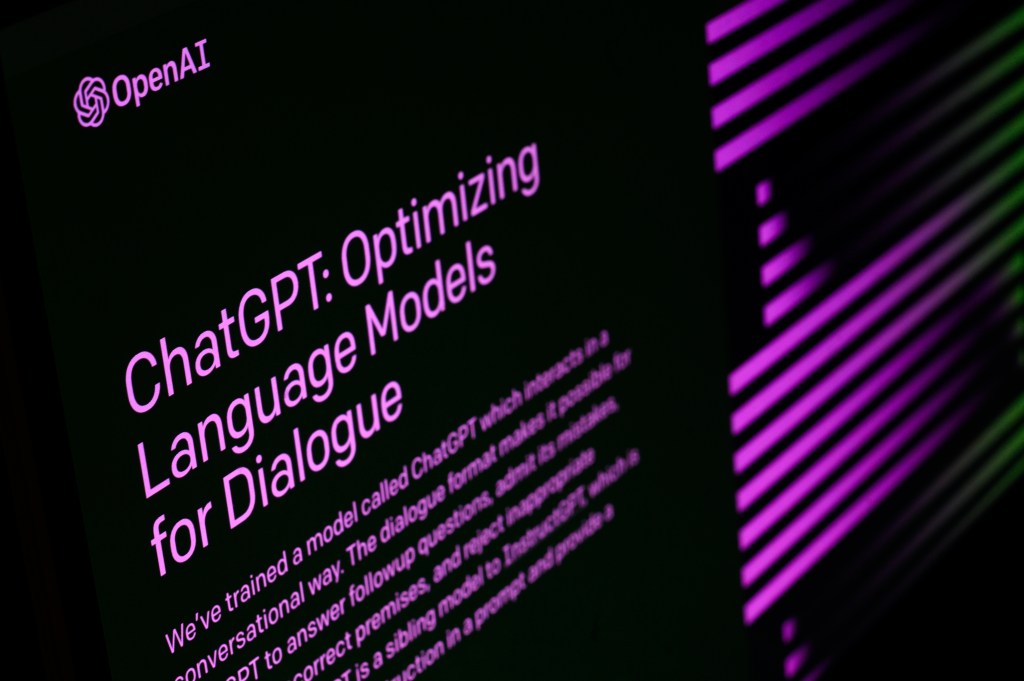 Screen showing ChatGPT
