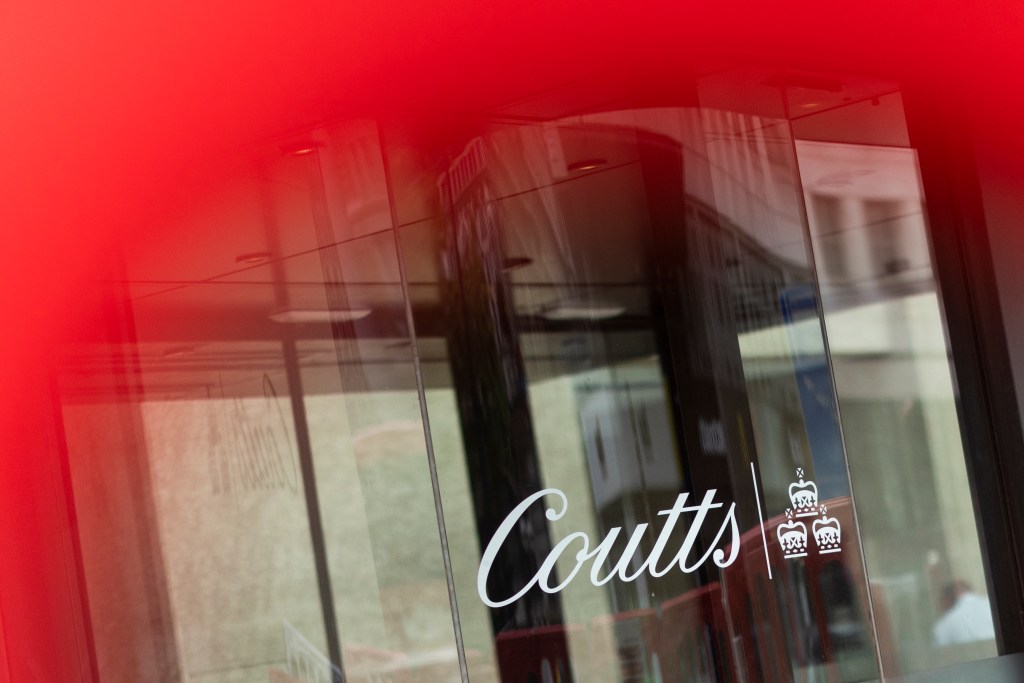 Exterior of Coutts building