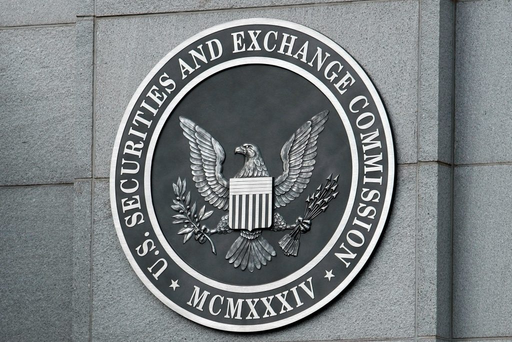 Image of the building logo of the Securities and Exchange Commission