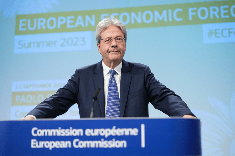 European Commissioner for Economy Paolo Gentiloni Silveri
