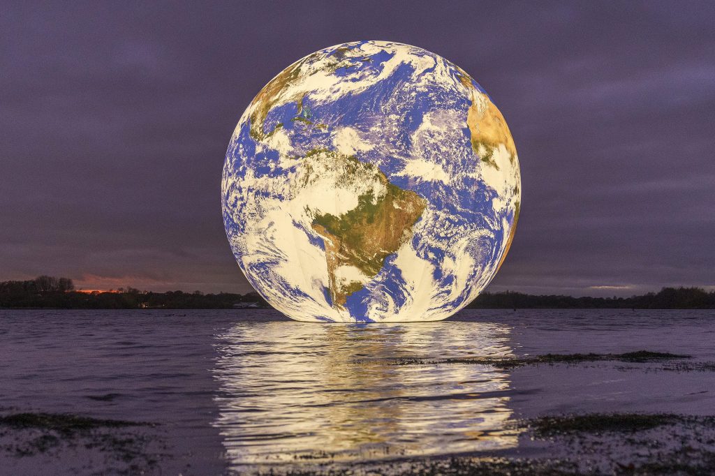 Image of a floating Earth.