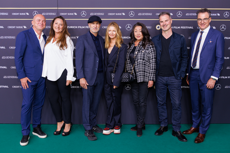 Dumb Money cast at the Zurich Film Festival