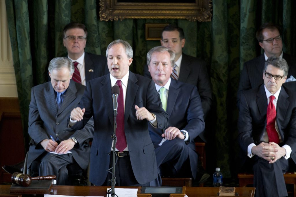 Image of Texas Attorney General Ken Paxton.