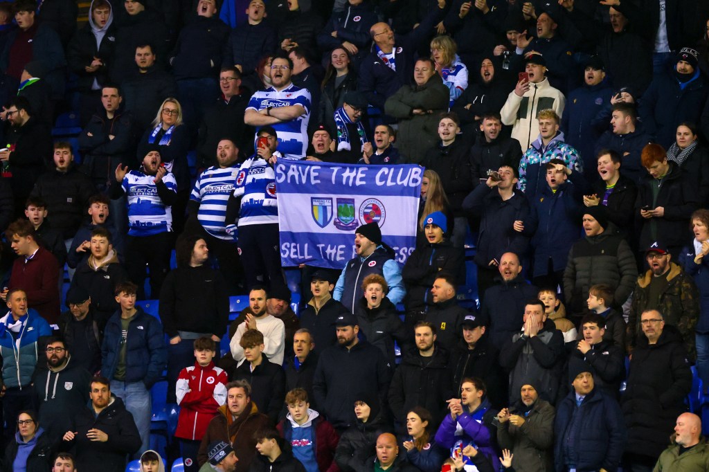 Fan protests at Reading FC