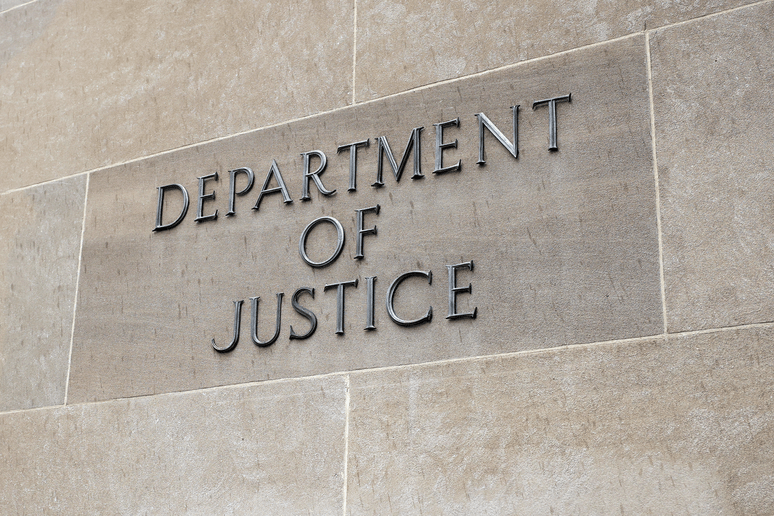 The Justice Department building in Washington, DC.