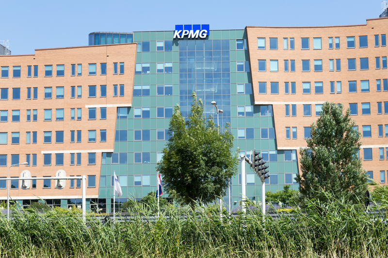 Big office building of KPMG at Amstelveen, The Netherlands.