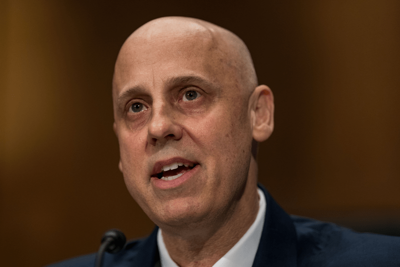 Christopher Urben, managing director, Nardello & Co, and former group supervisor, U.S. Drug Enforcement Administration, testifies before the Senate Banking, Housing, and Urban Affairs committee on January 11, 2024 in Washington, DC. The hearing examined legislative solutions and public education for stopping the flow of fentanyl into and throughout the United States.
