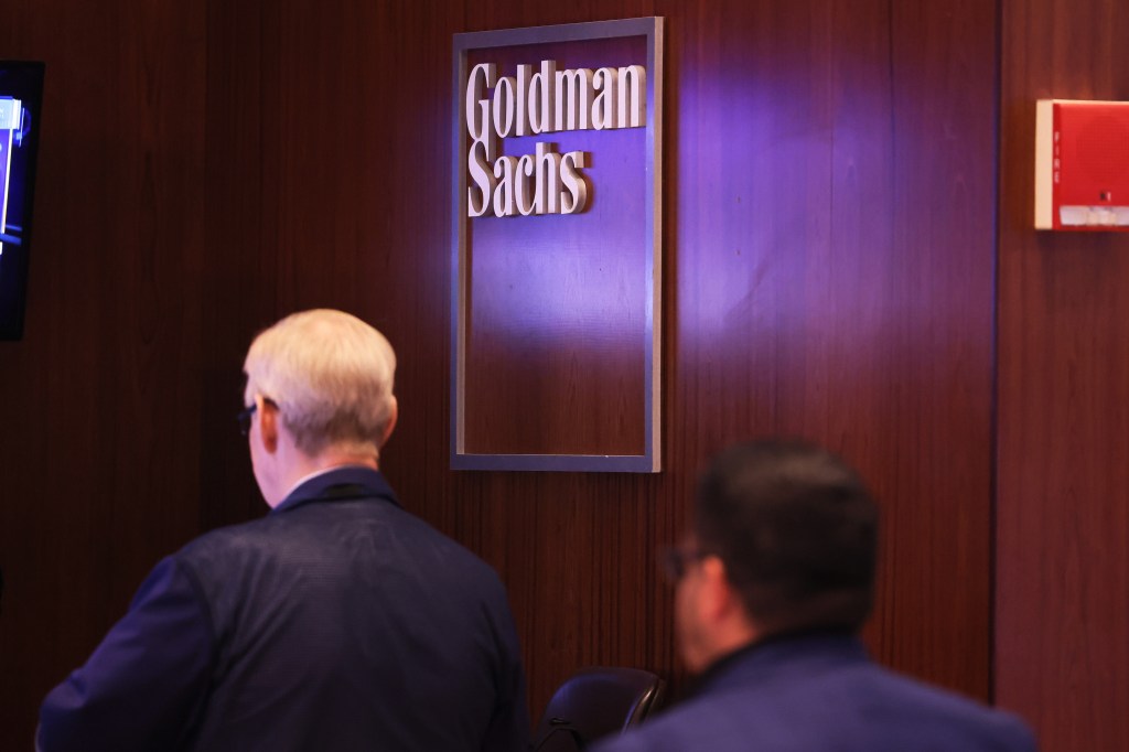 Image of Goldman Sachs signage.