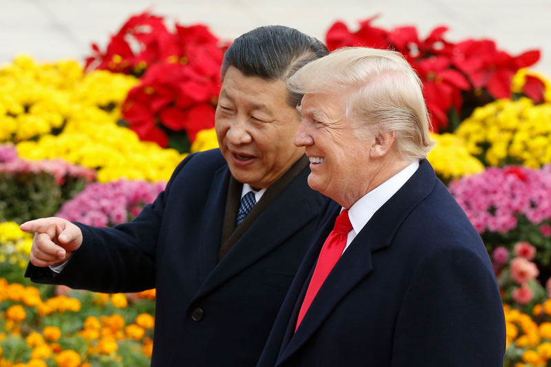 Chinese President Xi Jinping and U.S. President Donald Trump.