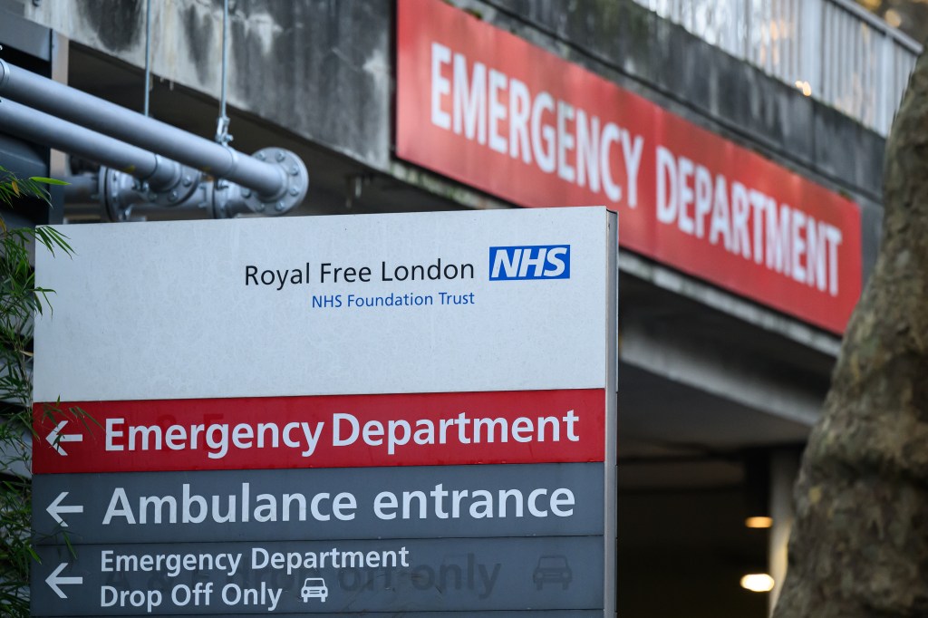 Image of an NHS hospital in the UK.
