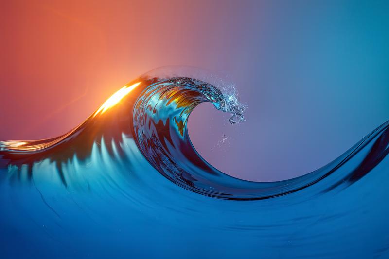 Picture of a wave.