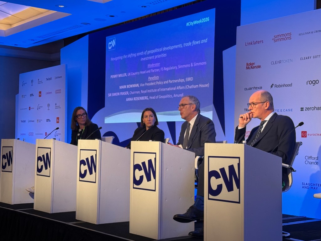City Week 2026: Discussion on shifting sands of geopolitical developments 