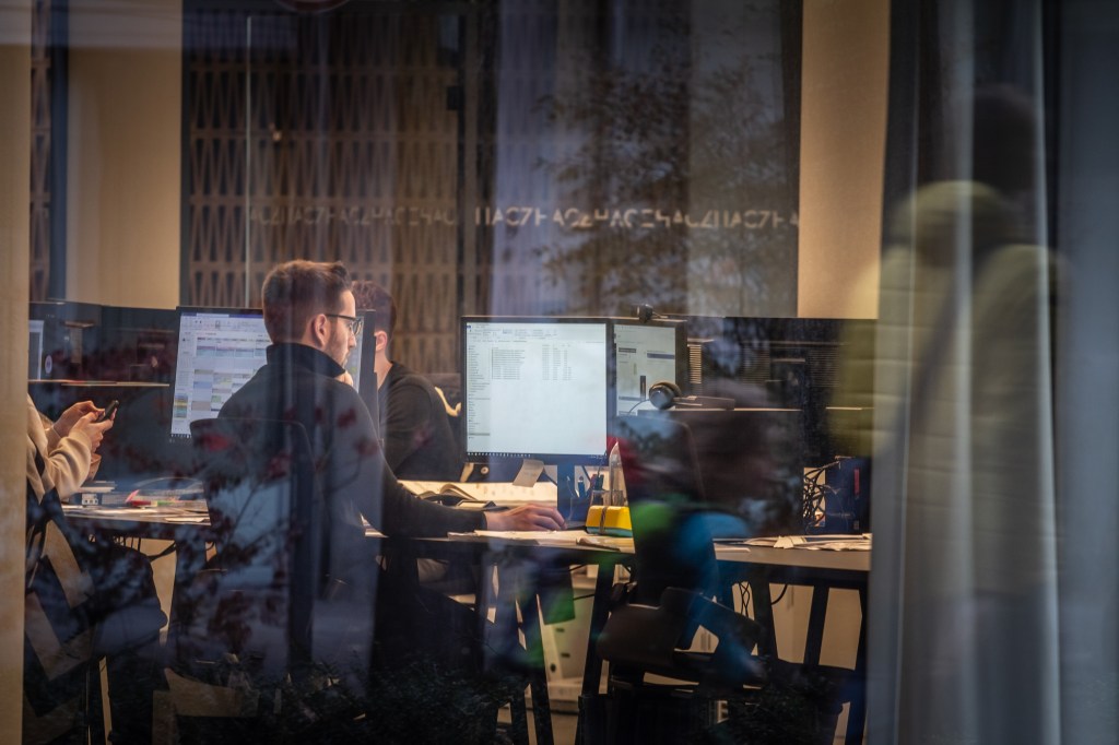 Man at computer