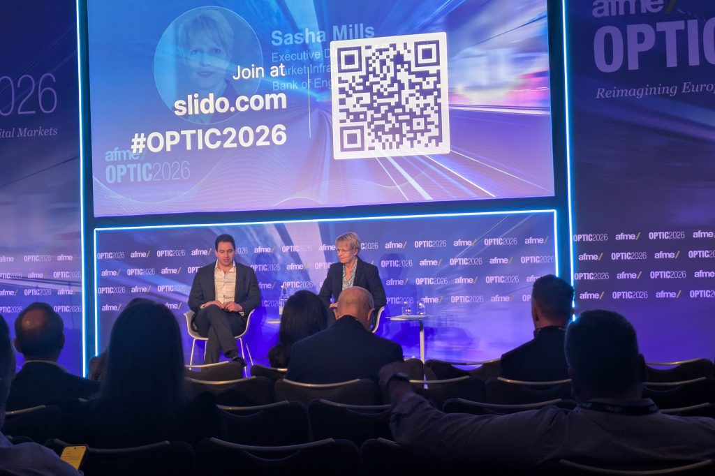 Coen ter Wal, Managing Director and Head of Technology and Operations at AFME and Sasha Mills is Executive Director of Financial Market Infrastructure, Bank of England
