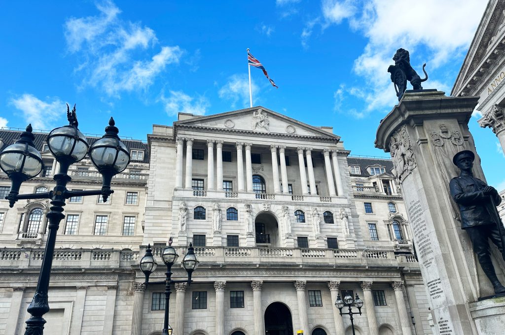 Exterior of the Bank of England