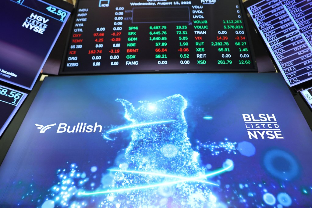 Image of crypto trades shown on a digital display.
